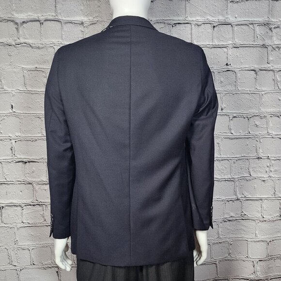 Sand Copenhagen "Angelico" Navy Wool Two-Button Sports Coat, Men's 42R - Picture 4 of 10
